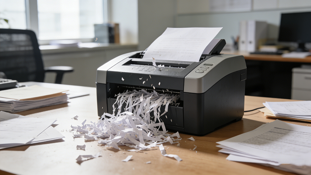 “办公室碎纸机shredder”泄密？这些撕碎机比你想象的碎的更彻底